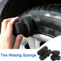professional automotive car wheel washer tyre tire dressing tools hex grip applicator handheld tire waxing sponge