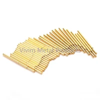 convenient and durable spring test probe pa160 q1 metal brass test probe 100 pcs test probe sleeve length 24 5mm spring probe