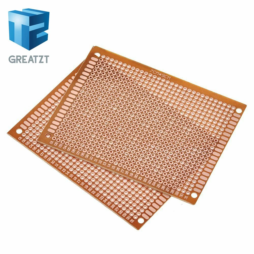 10 шт. 7x9 7*9 см Односторонний Прототип PCB Универсальный макет платы