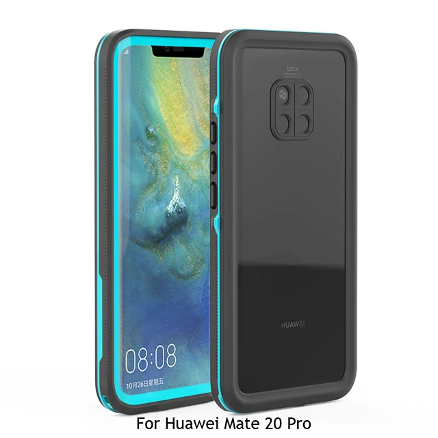 IP68 Водонепроницаемый чехол huawei mate 20 Pro Чехол Funda huawei mate 20 Pro Водонепроницаемый чехол 360 Защита для mate 30 Pro 20Pro чехол