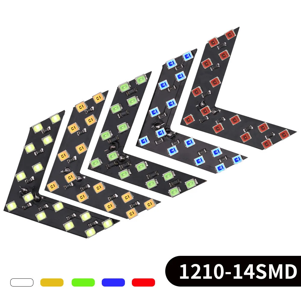 12 В желтый 14SMD светодиодная стрелка индикатор автомобильный зеркало заднего вида