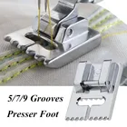 579 канавки, профессиональная прижимная лапка для швейной машины