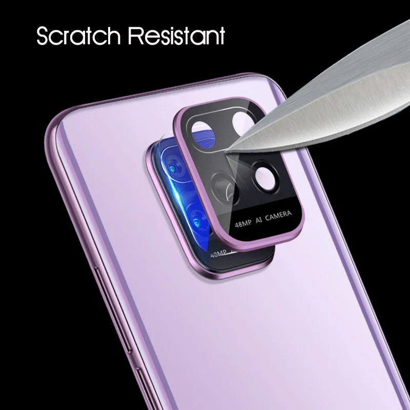 

For xiaomi redmi note 9 pro 9s Camera Screen Protectors For redmi note 9 Metal Camera Protection Case For redmi note 9s Glass
