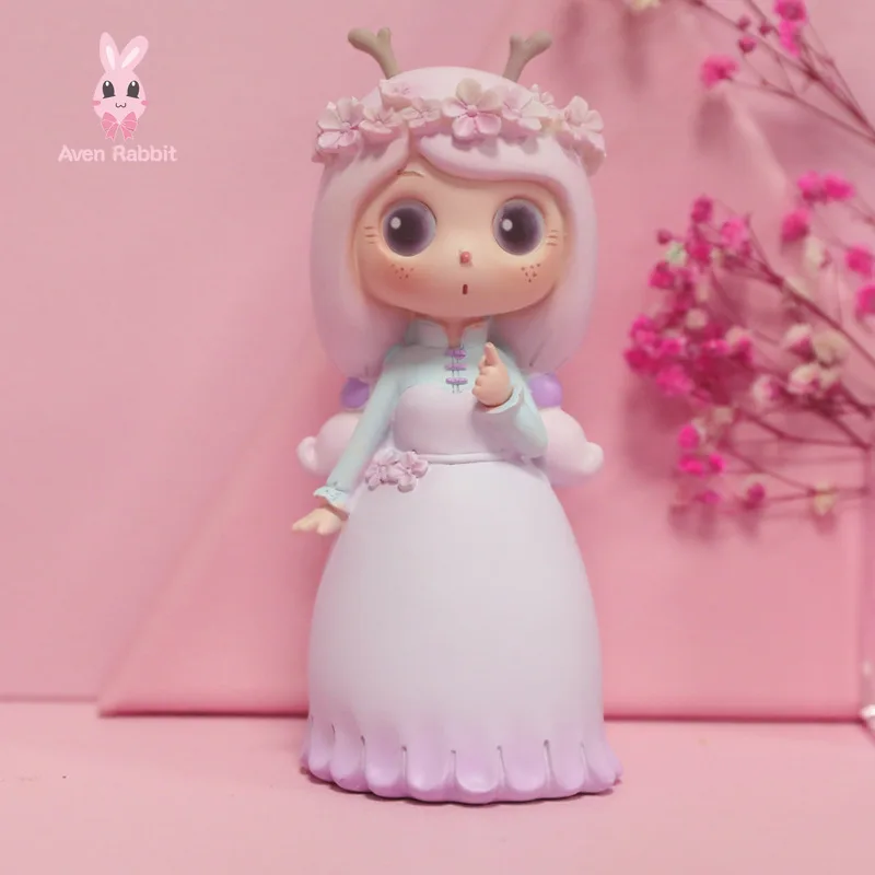 Милая мультяшная кукла с изображением цветов и эльфа подарок на день рождения