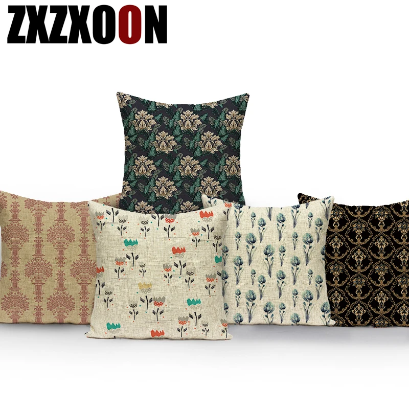 

Декоративные подушки из полиэстера, чехол, цветок, искусственная квадратная подушка, наволочка для подушки для гостиной, подушка Almofadas, наво...