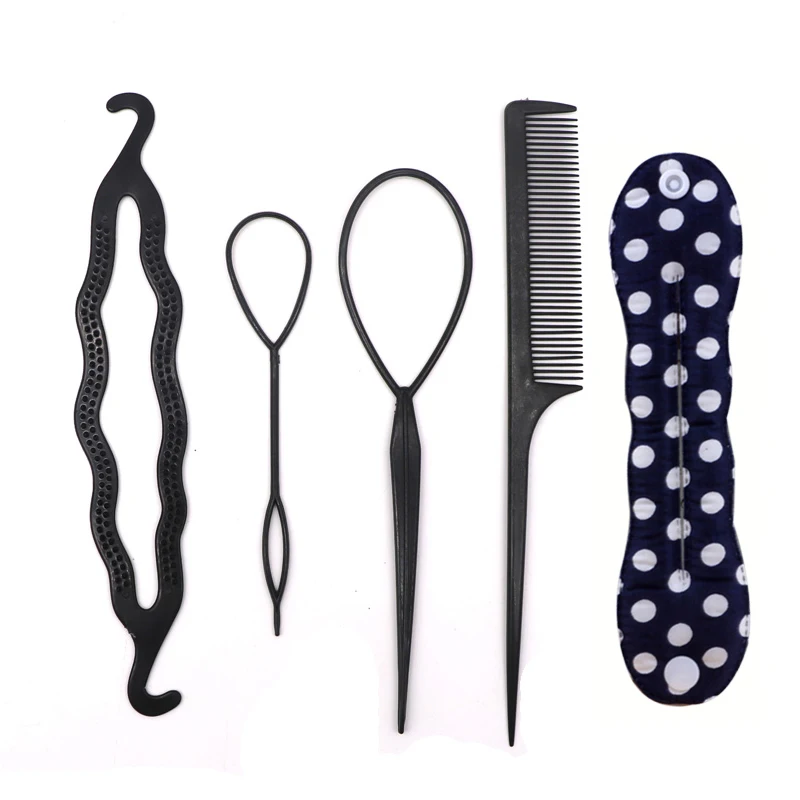 

Magic Hair Braiding Styling Tools for Women Female Hair Device Accessories Girl DIY Sponge Hairdisk Device Donut Messy Bun Foam