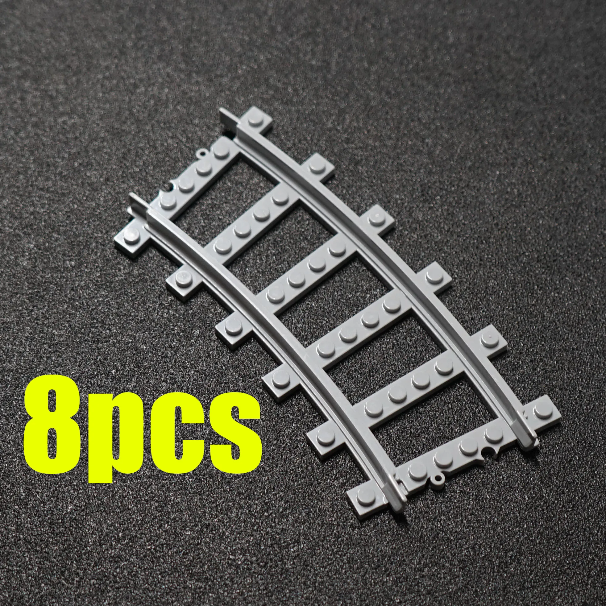 Городские поезда поезд рельс прямой рельсы строительные блоки кирпичи модель