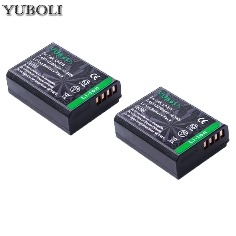 4x LP E10 LPE10 Камера Батарейки + ЖК дисплей USB Dual Зарядное устройство для цифровой