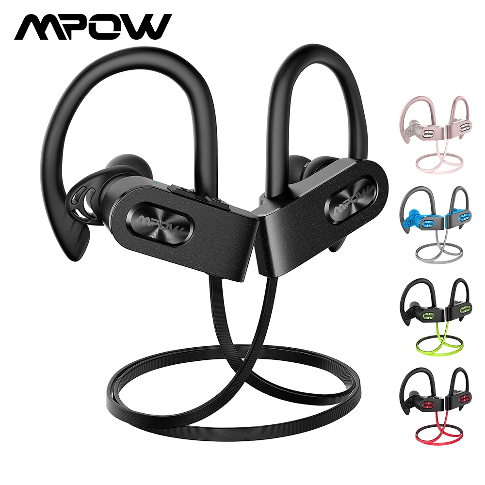 Беспроводные Bluetooth наушники Mpow Flame 2 IPX7 водонепроницаемые с шумоподавлением CVC6.0