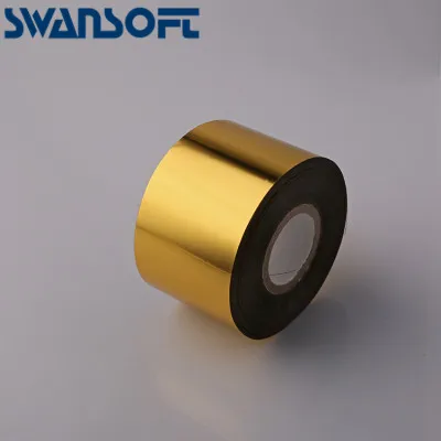 SWANSOFT 4 см ширина горячего тиснения фольгой бумага теплопередачи анодированная