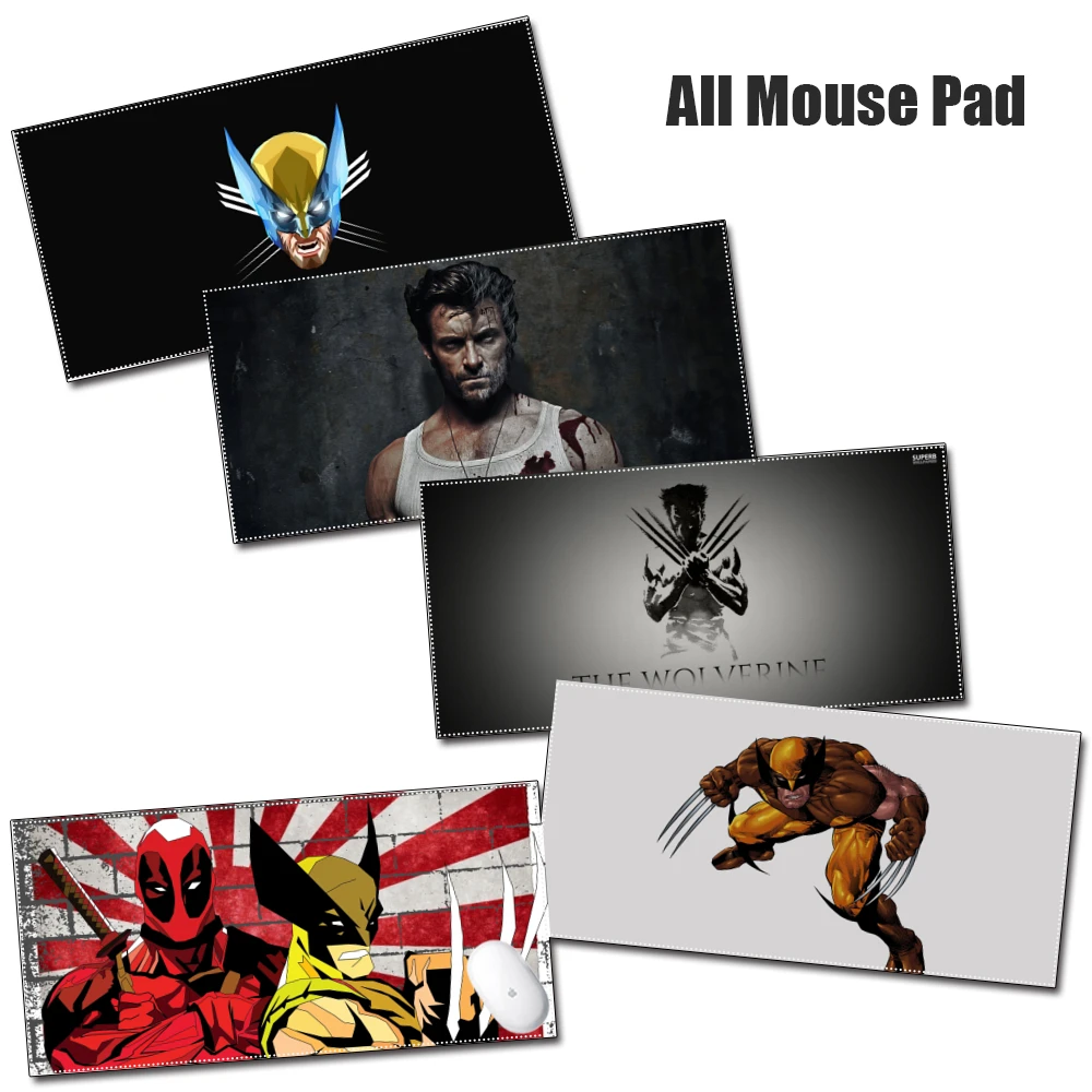 

Большой игровой компьютерный коврик для мыши Disney, геймерские игровые коврики для мыши Марвел Росомаха комиксы