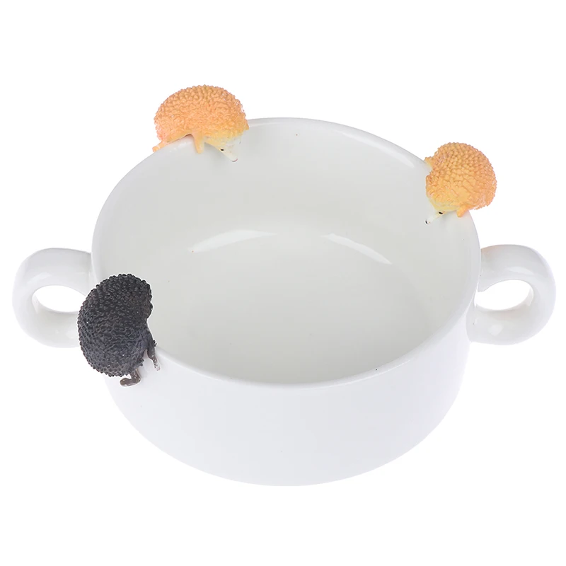 3 шт капсульные игрушки милые домашние животные мини Ежик стекло гашапон фигурки