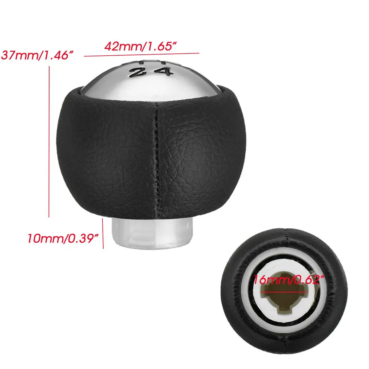 Ручка переключения передач из искусственной кожи 5 скоростей для Peugeot 307 308 3008 407 5008