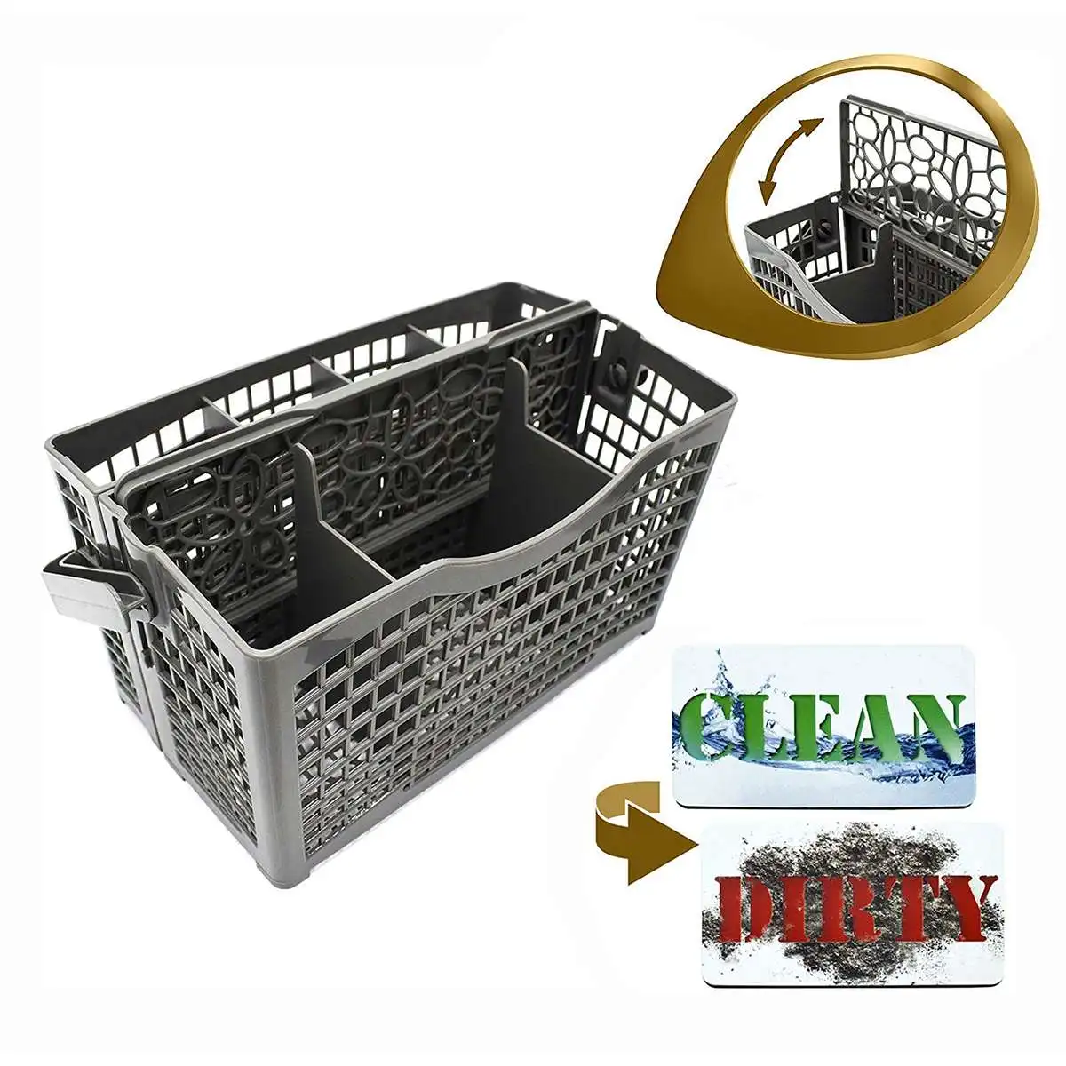 Универсальная корзина для мытья в посудомоечной машине Bosch Maytag Whirpool LG Samsung GE |