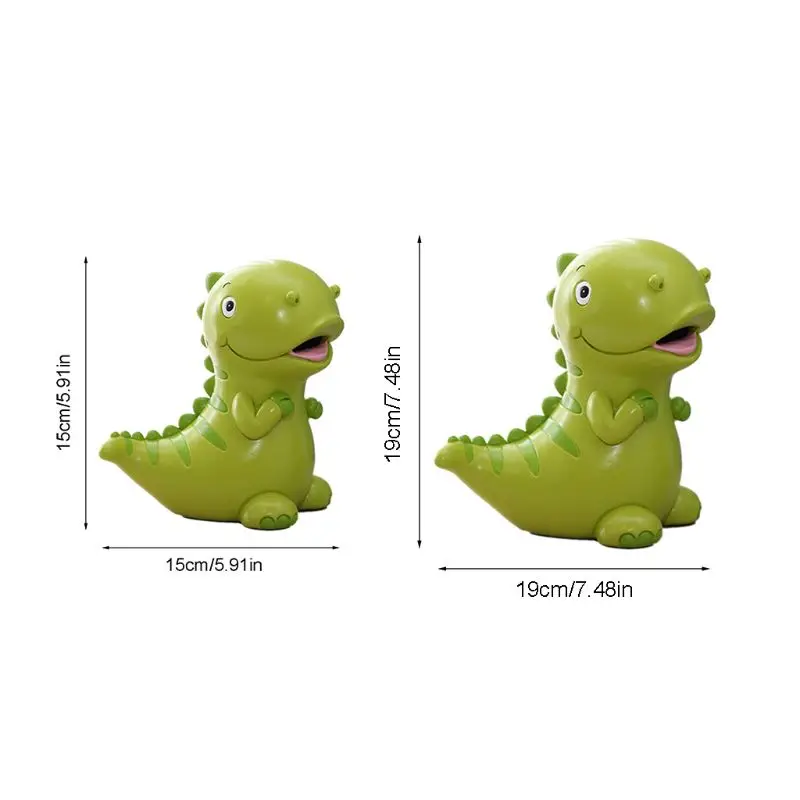 

Lovely Piggy Bank Dinosaur Shaped Resin Coin Cans for Children Home Decoration Best Christmas Birthday Gifts for Kids
