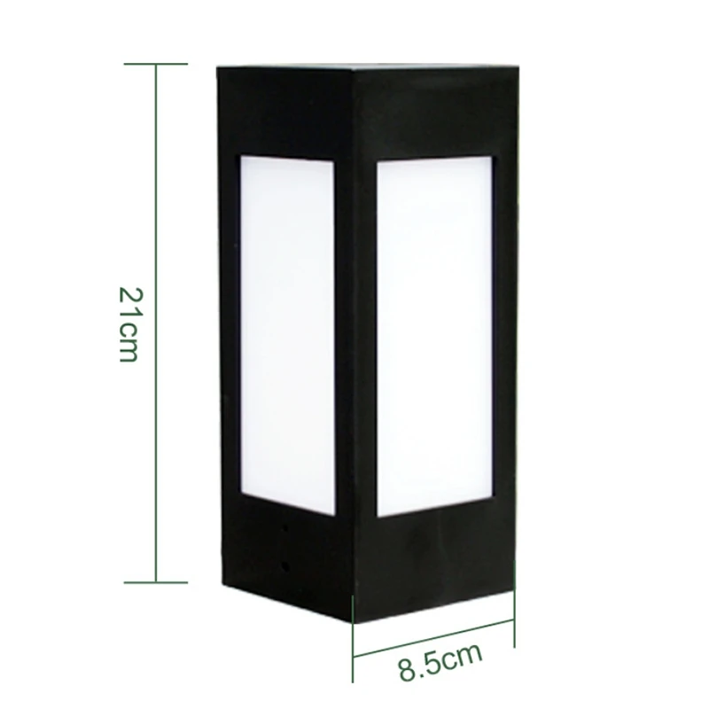 Солнечный светильник для столба водонепроницаемый садовый ильник виллы двора