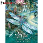 Алмазная живопись Huacan 5D, Новое поступление, стрекоза, Алмазная мозаика, вышивка с животными, модульная фотография