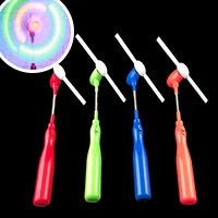 

Glowing Windmill Toy Flashing Light Up LED Spinning Music Windmill Strip Shape Child Toy Gift Random Color