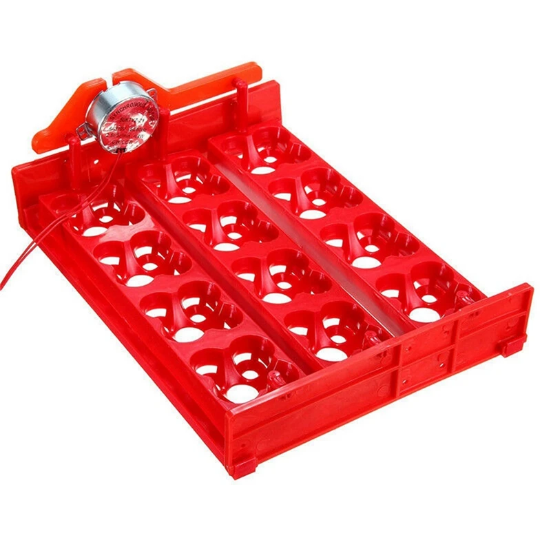 

12 Chicken Eggs Turner for Automatic Duck Quail Bird Poultry Egg Incubator Tray