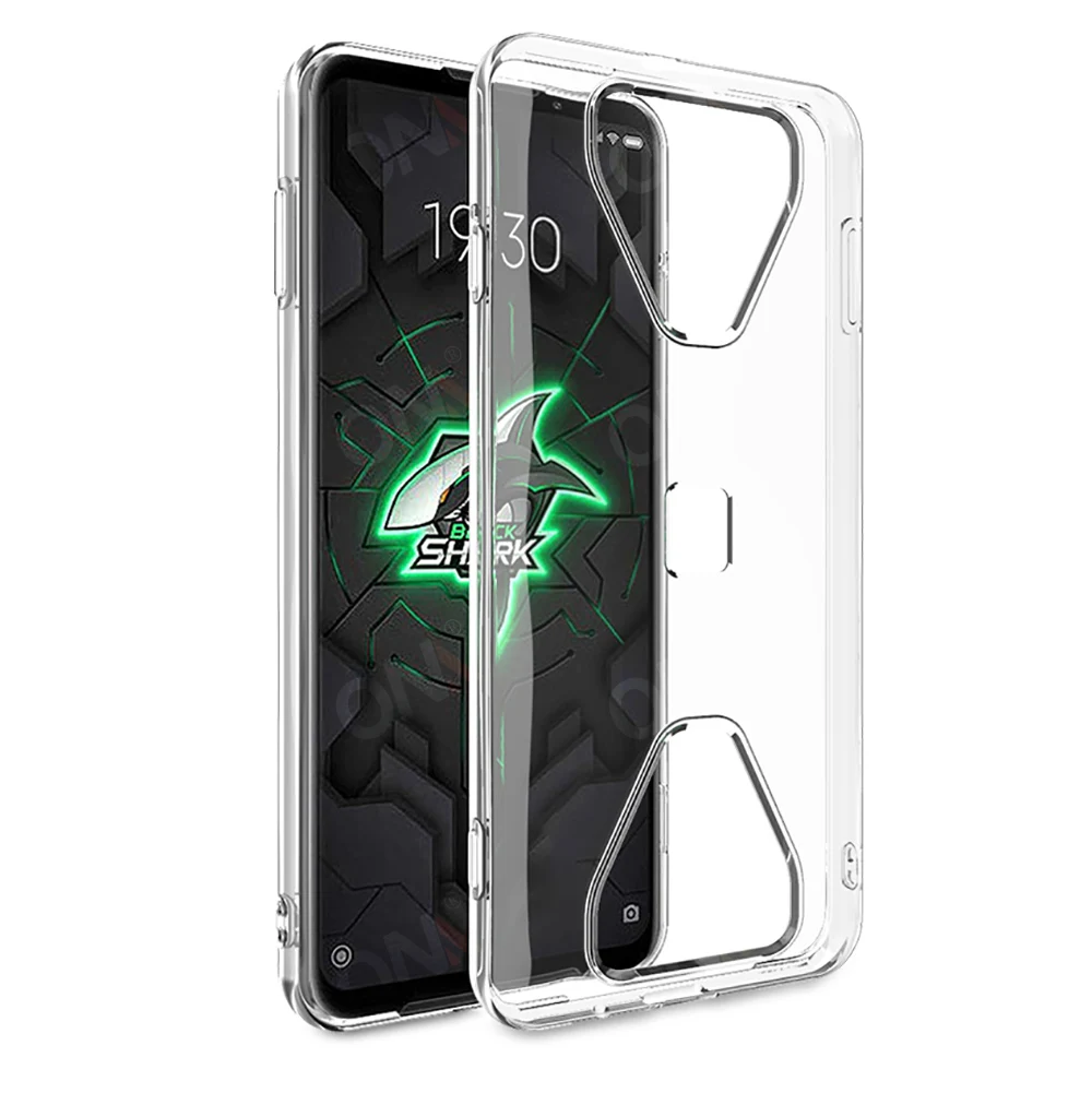 Стекло 2 в 1 + чехол с полным покрытием для Xiaomi Black Shark 3 Pro силиконовый защитная