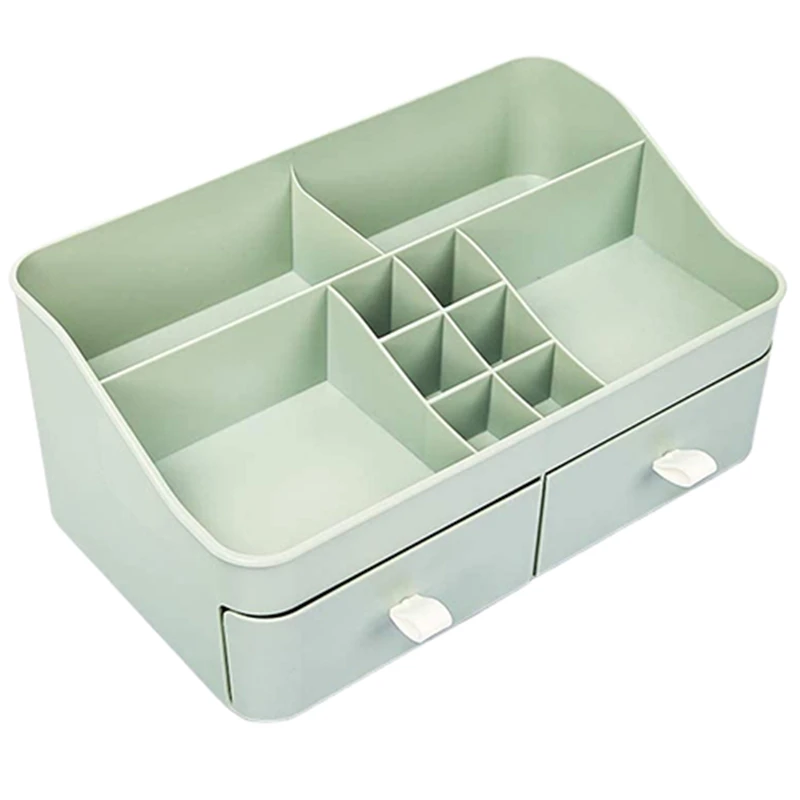 

Настольный чехол для хранения косметики, органайзер для макияжа, ящик для туалетного столика, многофункциональный коллекционный дисплей с ...