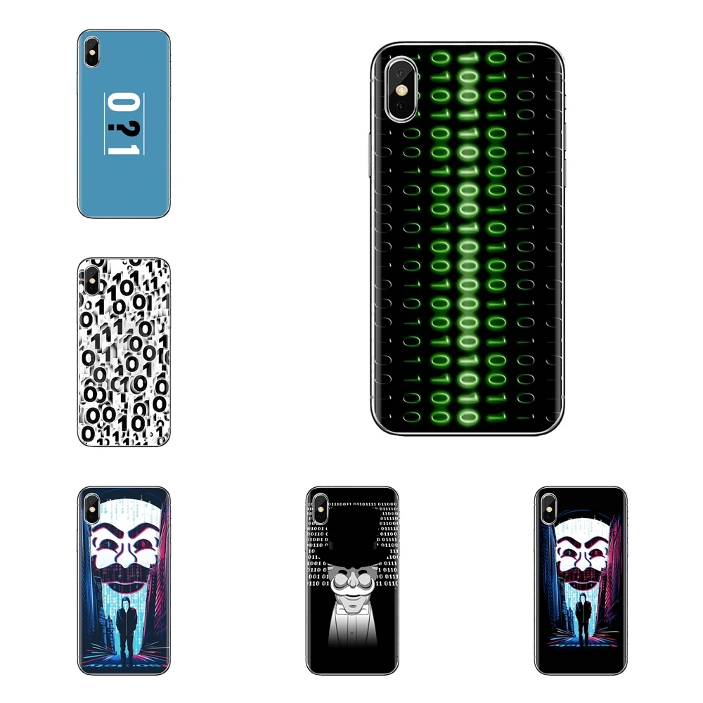 For Huawei P Smart Y6 P8 P9 P10 Plus Nova P20 Lite Pro Mini 2017 SLA-L02 SLA-L22 2i Silicone Case beneath either a one or zero |