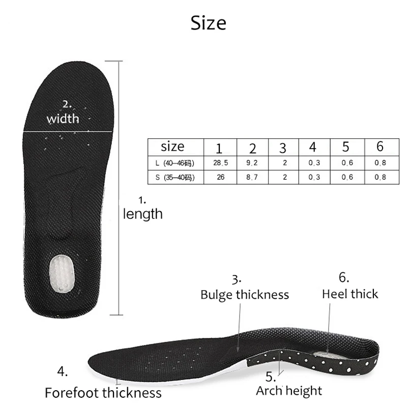 2 шт. = 1 пара ортопедические подушечки для обуви|insole cushion|insoles blackinsole machine |