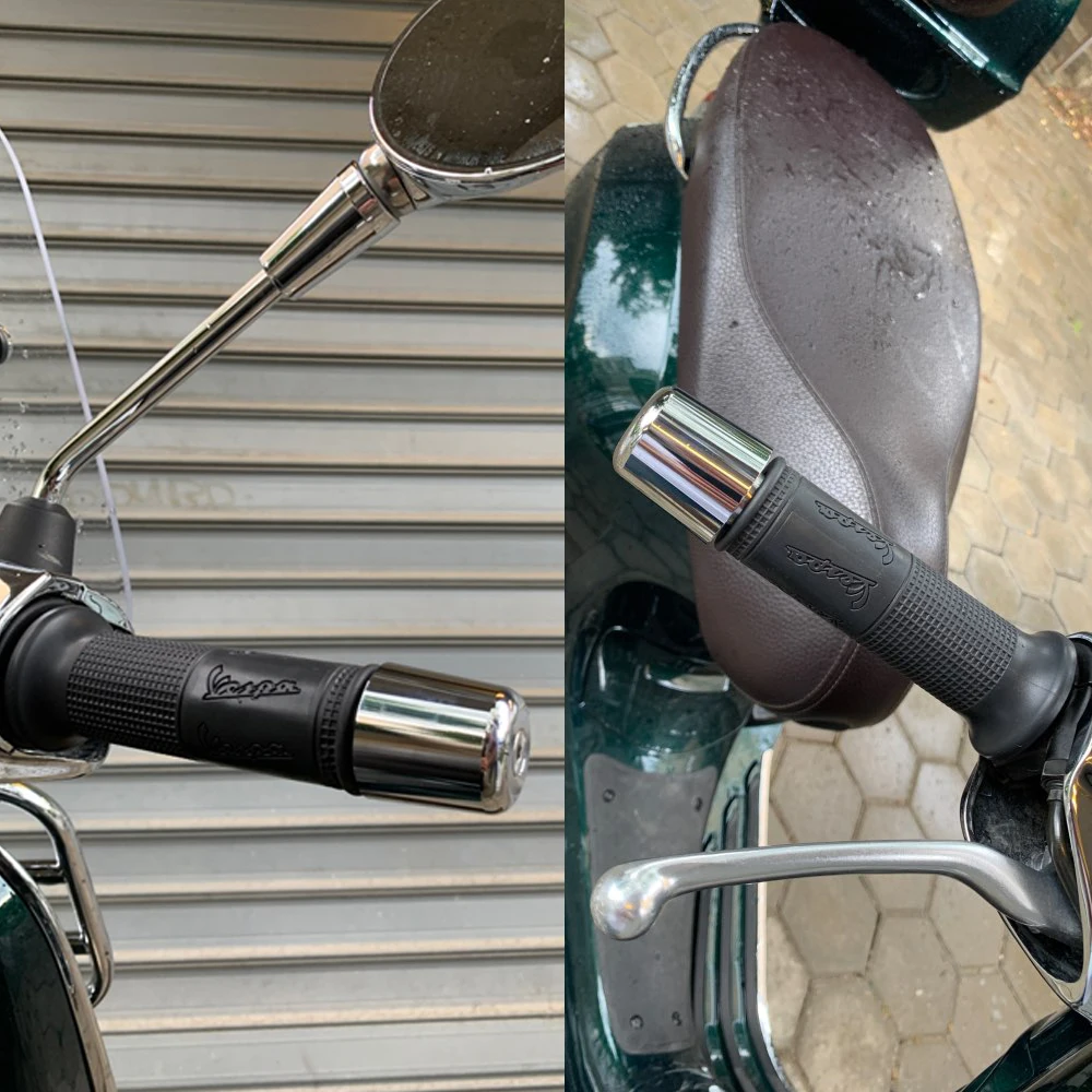 CNC мотоцикл алюминиевая ручка бар Торцевая вилка ручной блок для Vespa GTS300 GTV LX150 PX