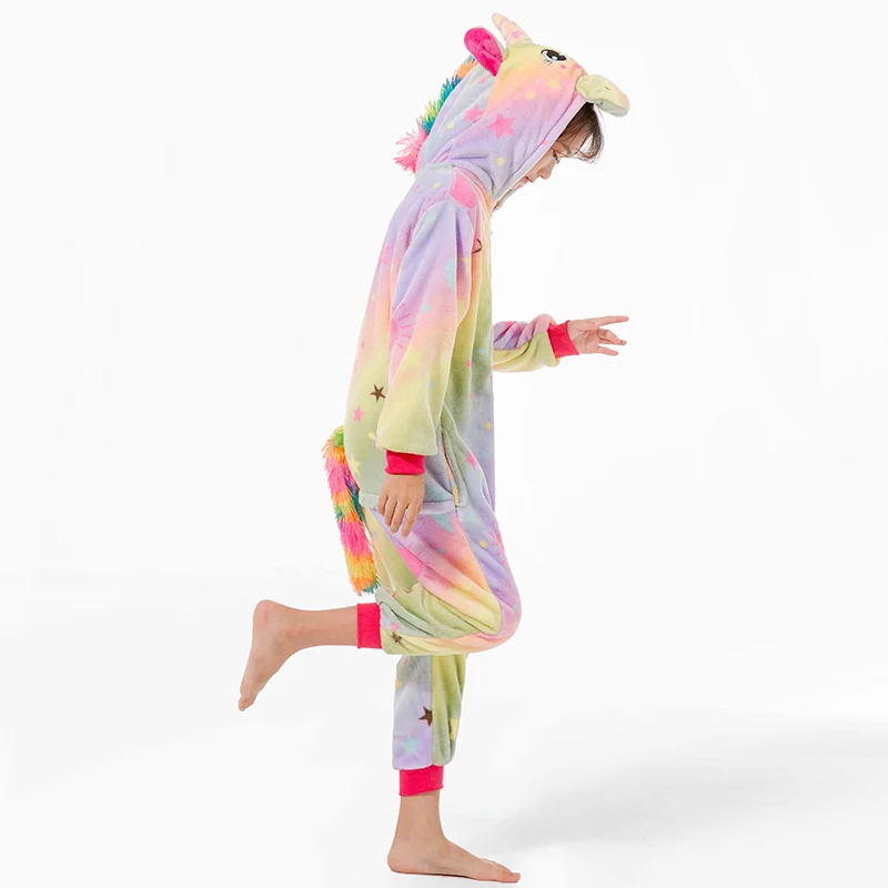 Детские пижамы с анимом и единорогом кигуруми Ститч Pijaams детское одеяло пижама