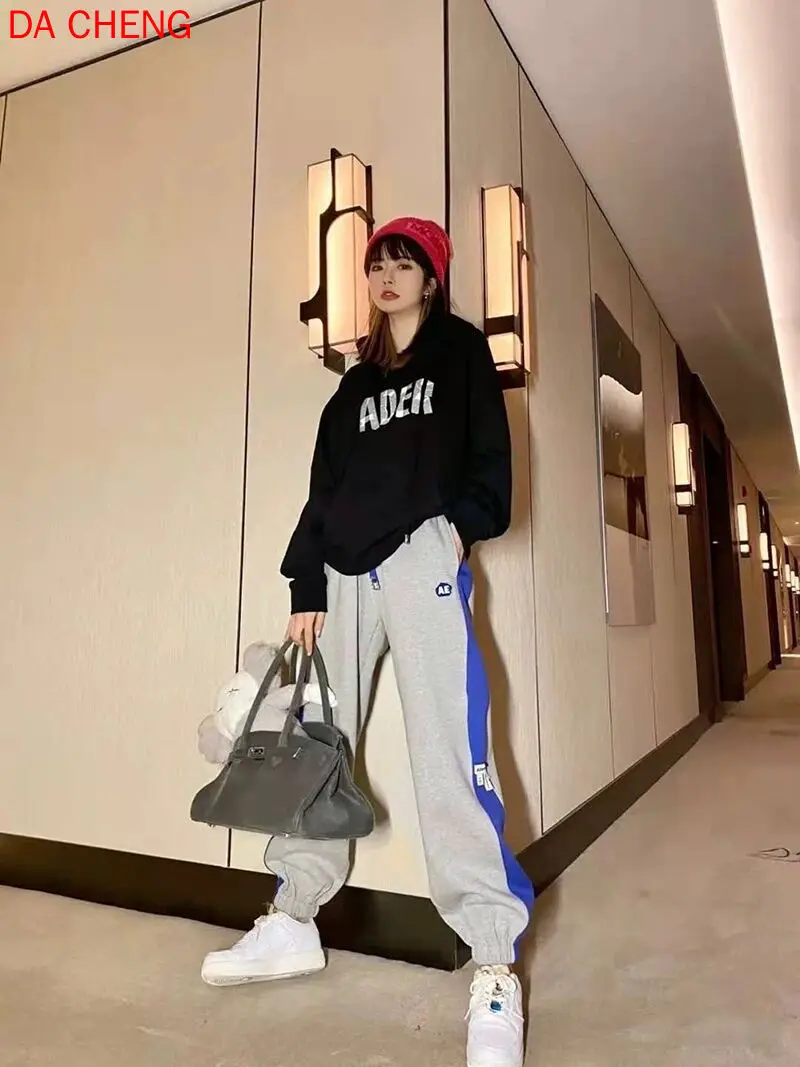 

New Women's Loose High-waisted Slim Waist Pants Drawstring Leisure Sports Trousers