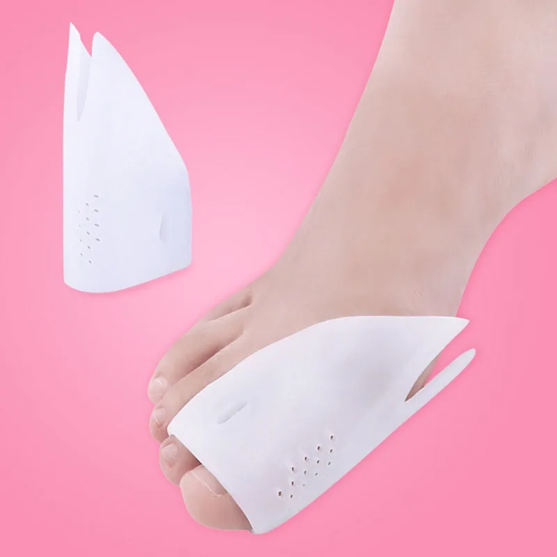 1 пара корректор вальгусной деформации с двойным отверстием для большого пальца