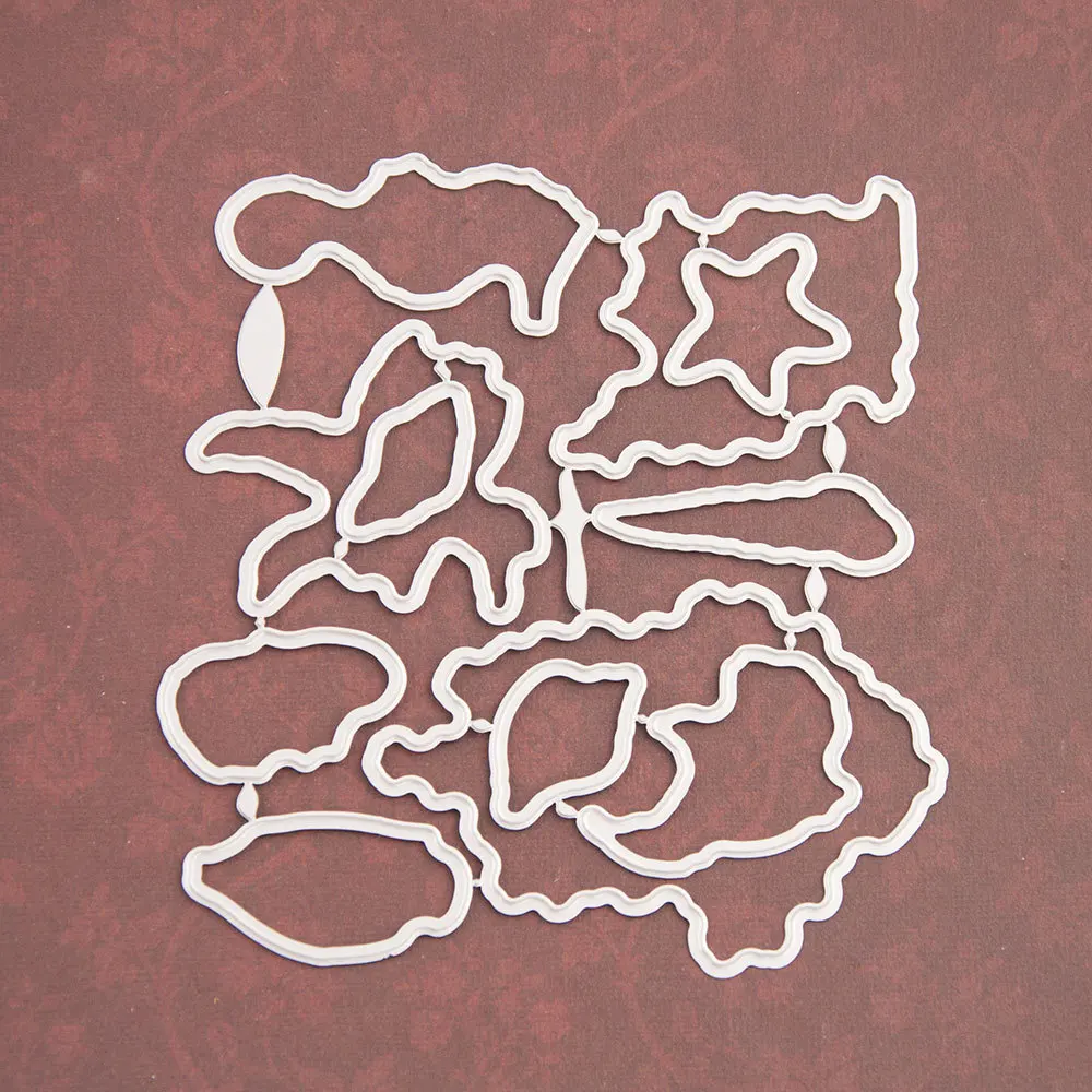 Набор штампов и морской лошади ракушки металлические штампы для вырезания