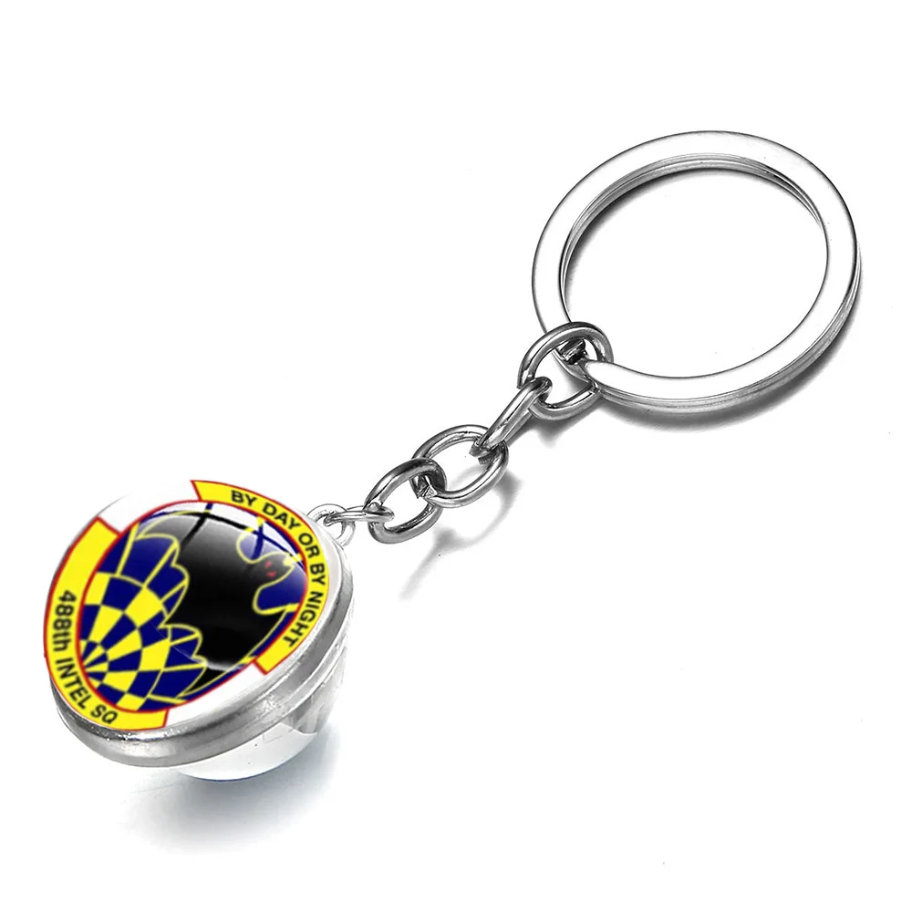 Брелок для ключей спецназ груу двусторонний со стеклянным шариком | Украшения и