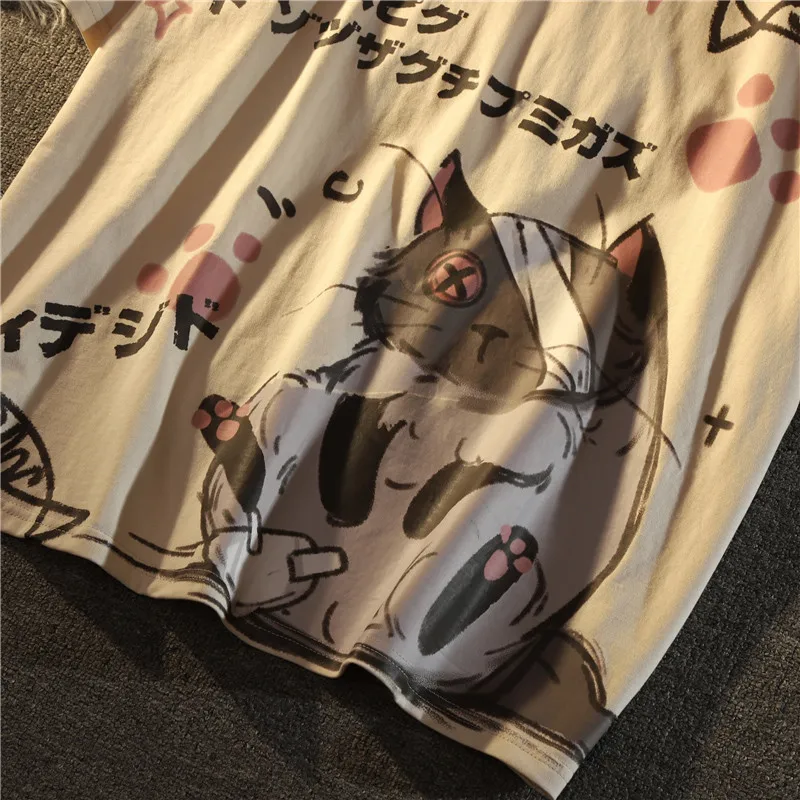 

Anime Hip Hop T-shirts Men Women 2021 Summer Short Sleeve Harajuku Tops Tees Woman Casual Streetwear T Shirt Japanese Style