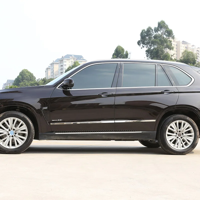 Для BMW X5 E70 F15 G05 2008-2021стайлинг автомобиля нержавеющая сталь Серебристый корпус