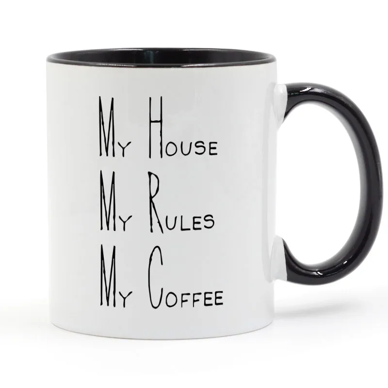 Кофейная кружка My House Rules Coffee Mug 11 унций|Кружки| |