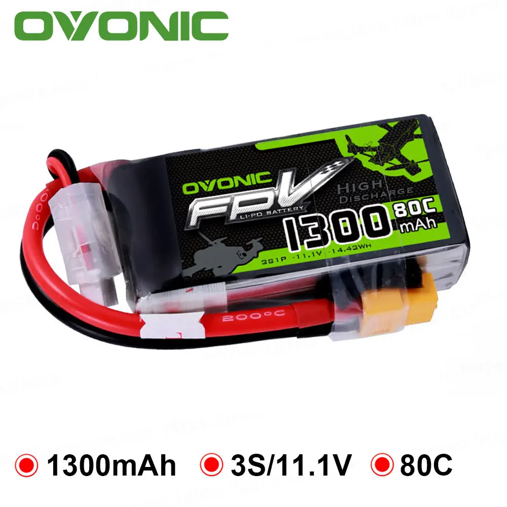 GENS ACE OVONIC 1300 мАч 1550 11 1 В 14 8 в Lipo 3S 4S аккумулятор 50C 80C 100C с разъемом XT60 для