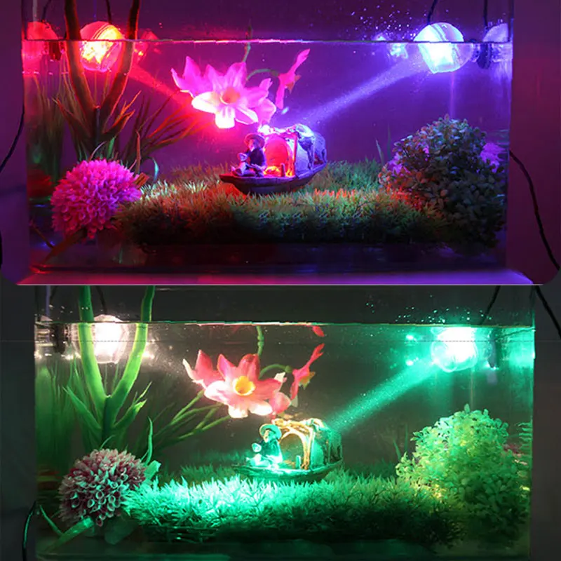 

Fish Tank LED Lighting Waterproof Underwater Spotlight Marine Night/Diving Light Aquarium Lamp Decoration Accessories HK3