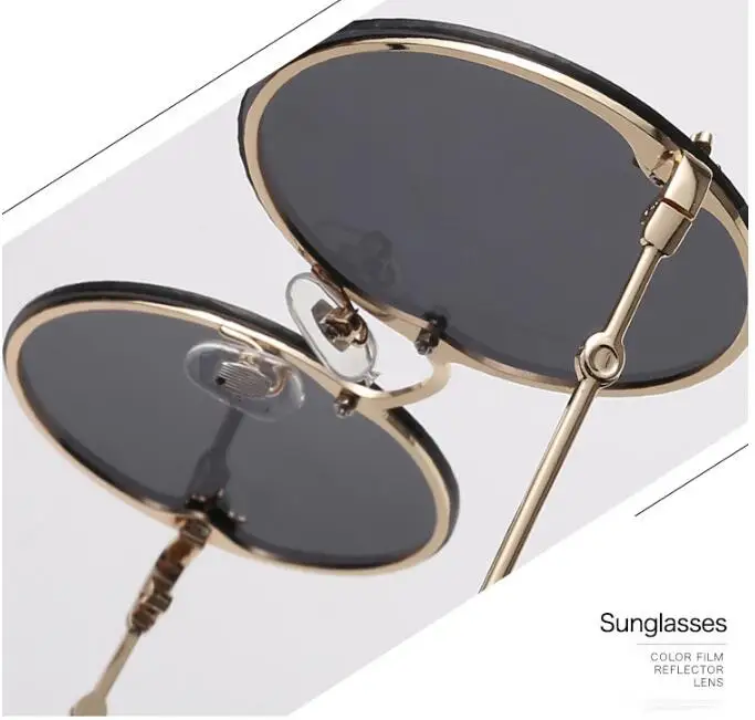 

KAPELUS 2020 Round Sunglasses Show A Slim And Well-Matched Pair Of Rimless Sunglasses Outdoor chameleons for men and women Bran