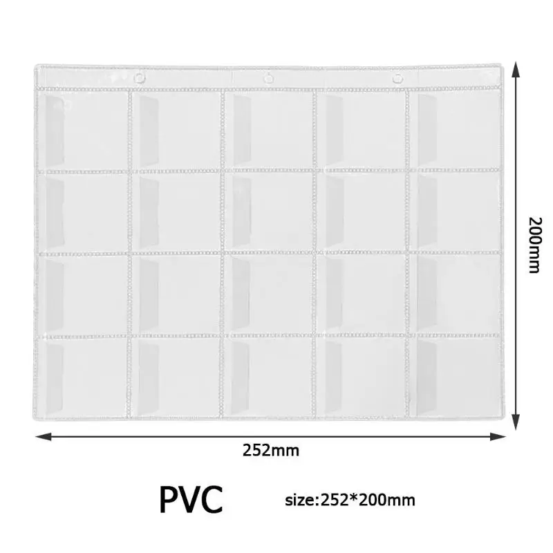 

5 Type Clear Plastic Storage Bags 252*200mm Storage Case For Cutting Dies Stencil Album Stamp Crafts