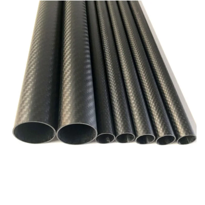 

1 Uds tubo de fibra de carbono longitud 500mm diámetro 10mm 12mm 14mm 16mm 18mm 22mm 24mm 26mm 28mm 30mm 32mm para el modelo de