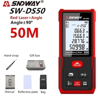 sndway laser rangefinder waterproof laser distance meter electronic roulette digital tape measure sw ds120 construction tools
