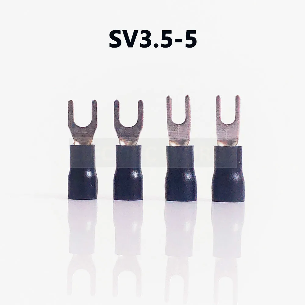 SV3.5-5 черный цвет холоднопрессованные клеммы Кабельный соединитель 100 шт.