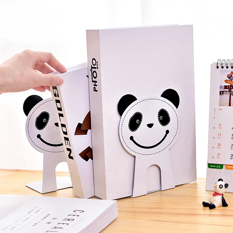 2 шт./компл. милый органайзер для книг с животными держатель подставка героями