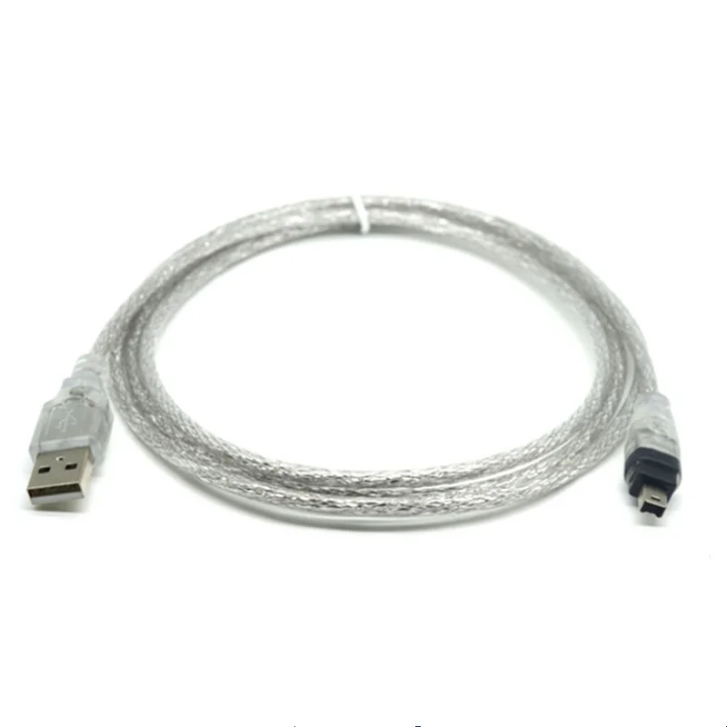 USB Male To Firewire IEEE 1394 4 Pin iLink Adapter Cord firewire Cable For SONY DCR-TRV75E DV camera cable 1.5m | Компьютеры и офис