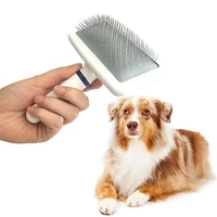 dog comb pet grooming needle comb pet dog cat puppy hair shedding grooming trimmer fur comb brush slicker tool 1 pcs