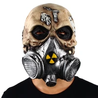 horror zombie latex mask halloween resident evil zombie horror party cosplay mask skull headgear
