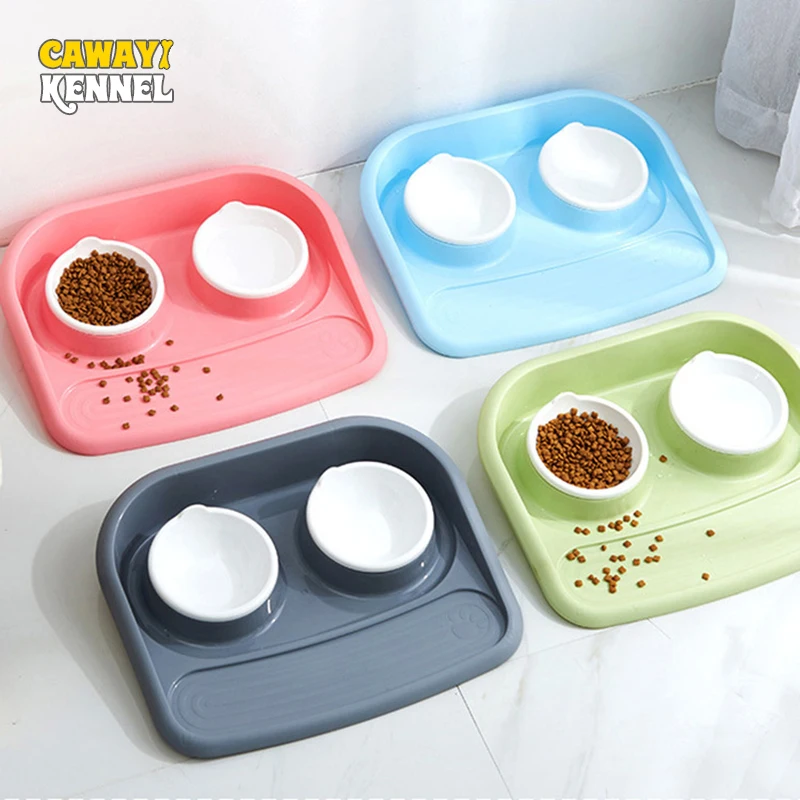 CAWAYI питомник собака Кормушка поилки миски для собак кошек корм для домашних животных миска comedero perro miska dla psa gamelle chien chat voerbak hond