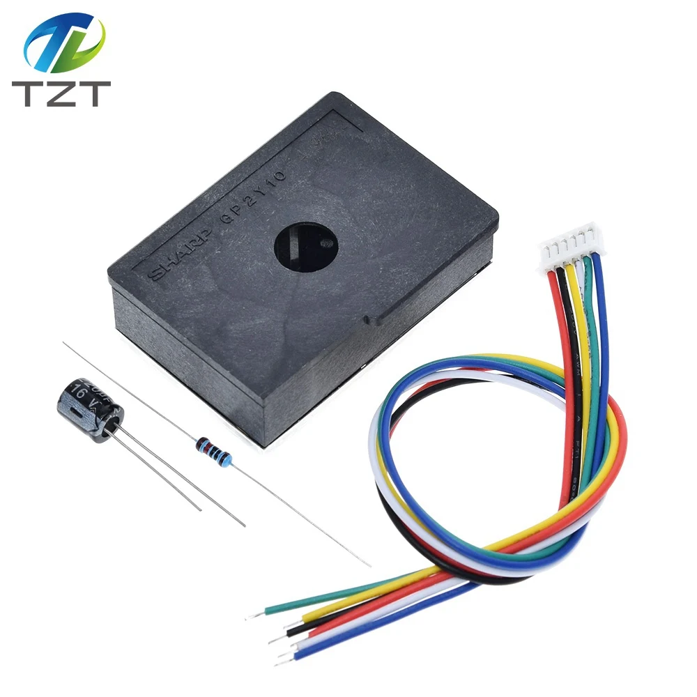 TZT GP2Y1014AU0F компактный оптический датчик пыли совместимый с GP2Y1010AU0F GP2Y1010AUOF дыма