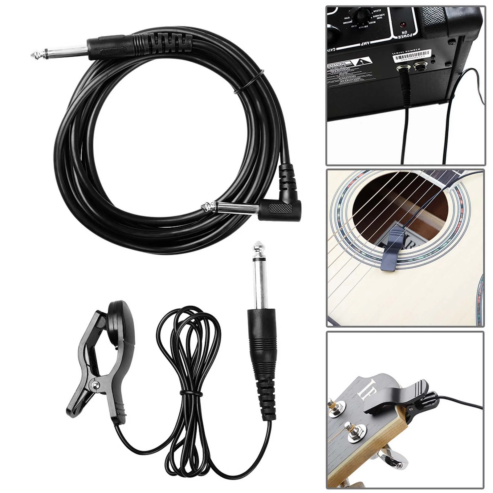 Универсальный зажим для гитары виолончели аксессуары звукоснимателя|Детали и